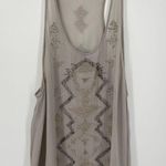 Chan Luu  Tank top‎ with Beaded decoration, sheer, size M Photo 0