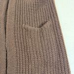 Ralph Lauren Purple Label Brown Chunky Knit Sleeveless Long Cardigan Vest M/L Photo 6