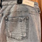 SLINK Jeans Louise High Rise Distressed Crop Straight Leg Jeans Plus Size 18 Blue Photo 13