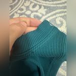 Free People Movement   Ribbed Tank Top M/L Green High Neck Mock Neck Misprint Photo 10