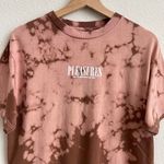 Pleasures Brown Tan Tie Dye Trip Destination Graphic Crewneck Short Sleeve Tee Photo 3