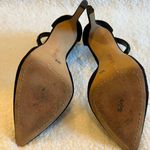 Vince Camuto Black Suede Rhinestone Heels 7.5 Photo 6