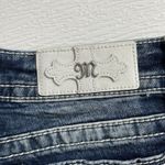 Miss Me Jeans Women Sz 30 Chloe Slim Boot Embellished Pocket Med Wash Denim EUC Photo 6