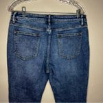 Driftwood Jackie High Rise Distressed Knee Skinny Denim Jeans Photo 7