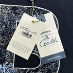 Barbour Backshore Overlayer Sweater Womens US 6 Navy Side Zip Crewneck Coastal Photo 4