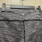 Lululemon  Wunder Under Leggings Striped Coco Pique Gray Athleisure Size 8 Photo 4