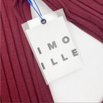 Simon Miller Rib Espen Ribbed Off Shoulder Maxi Dress: Burnt Burgundy Size L Photo 14