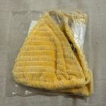 Triangl Vinca Maca Yellow Velvet Top Size M Photo 3