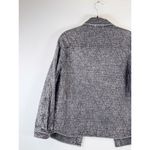BLANKNYC Womens Jacket Gray Button Up Quilted Shacket Acid Wash Outdoor Small Black Photo 6