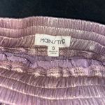 Boutique  purple and gold metallic ruffle skirt Photo 3