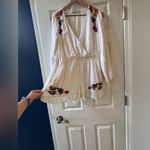 Lovers + Friends  Adriana white ruffle romper nwot Photo 3