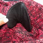 Chico's  Red Allure Tweed plaid Blazer cardigan sweater Photo 12