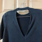 American Eagle AEO Navy Blue Soft & Sexy Crew Neck Shoet Sleeve Tee S Photo 8