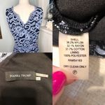 Ivanka Trump Lace Popover Sheath Dress Sleeveless Blue Party Formal 14 Large Photo 7