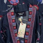 Johnny Was  Piper Shirt Tail Kimono Jacket Embroidery Denim Size XL Photo 12