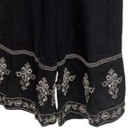 Elie Tahari NWT  All Over Embroidered Cotton Beaded Tie Wide Leg Pant Photo 5