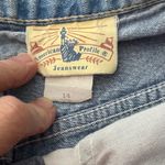 Vintage Classic Denim A Line Midi Skirt Light Wash American Profile Womens 6 8 Blue Photo 4