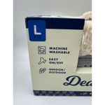 Dearfoams  Slippers Women L 9-10 House Faux Fur Shoes Indoor/Outdoor Gray New Photo 7