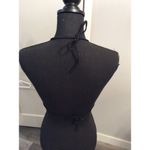 Billabong  Large L Bikini Top Triangle Front Purple Pink White Print Photo 2