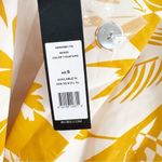 BCBGMAXAZRIA NWT  Mustard Paige Taffeta Blazer Jacket Size S Photo 6