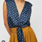 Free People  Navy Morning in Marrakesh Top Photo 1