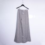 ZARA Woman Mid Rise Wide Leg Micro Houndstooth Check Print Trouser Pants Small Photo 3