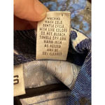 Chico's  0 Size US Small 4 Blue Floral Snap Button Front Long Sleeve Jacket‎ Art Photo 5