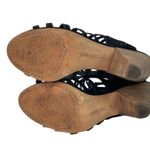 Vince Camuto Heels Women’s Size 9 Black Perforated Caged Gladiator Fairy Grunge Photo 10