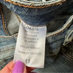 Oasis  by Eunina Mid Rise Distressed Skinny Jeans Ripped Denim Junior's Size 11 Photo 5