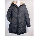 Ralph Lauren  Quilted Puffer Down- Waterfowl Coat Faux Fur Hood Women's Medium Photo 12