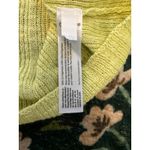 Eileen Fisher  Womens Yellow Open Weave Pullover Knit Sweater Sz M Photo 3