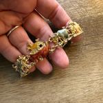 Source Unknown Vintage Gold Tone Multicolor Enamel Noahs Ark Animals Bible Panel Bracelet Photo 6