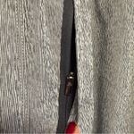 Athleta  Echo Wide Leg Crop Pant Gray Microstripe Size 12 Tall Photo 2