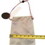 Onska Jumeoni Satin Bag Beaded String Strap Melon‎ Gray Green Korean Fashion NWT Photo 6