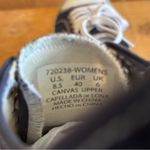 Levi's  Blue Canvas Low Top Stan Buck Fashion Sneaker Leather Patch Sz 8.5 Photo 3