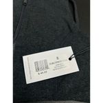 We Wore What  double strap zip up bra in heather Grey size small NWT Photo 3