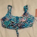 PilyQ  Knot Tank top like Bikini Top blue Photo 4