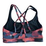Lululemon Energy Bra Size 4 Heritage 365 Camo Smoky Red Night Sea Multi #W2BHES Photo 2