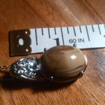 Venus Jasper and Sky Blue Topaz Stainless Steel Pendant Necklace Photo 3