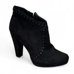 Report Remi Women’s Black Suede Ankle Booties‎ Size 8 Photo 0