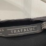 ZARA  Trafaluc Black Crop Crew Neck Sleeveless Top Side Zip Women’s Size S Photo 2