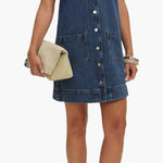 Reformation NWT Brittany Halter Denim Mini dress Photo 0