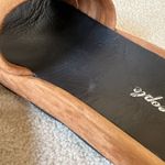 Free People  Womens Brown Wedge Slide Platform Sandals Size 38 US 7.5 Suede Boho Photo 6