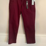 Kut From The Kloth  Women's Burgundy Cropped Pants Size 2 New With Tags￼ Photo 10