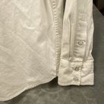 J. Crew Shirt Womens Large White Cotton Western Pearl Snap Long Sleeve Rodeo Photo 13