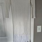 SheIn Swim Summer Beach Hollow Out & Tassel Decorated Cover Up Photo 2