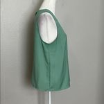 JCrew Factory Satin Tank Top Green Size Medium Photo 1