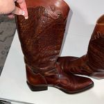 Joan & David  croc pull on boots Italian leather women’s size 36 Photo 6