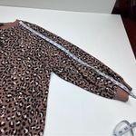 Rails ‎ Reeves Mountain Leopard Womens SZ Medium Brown Black White Sweatshirt NEW Photo 7