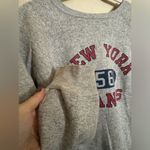 American Vintage Vintage 80s Champion New York Giants‎ Crewneck Sweater Sz Large Grey Womens Photo 2
